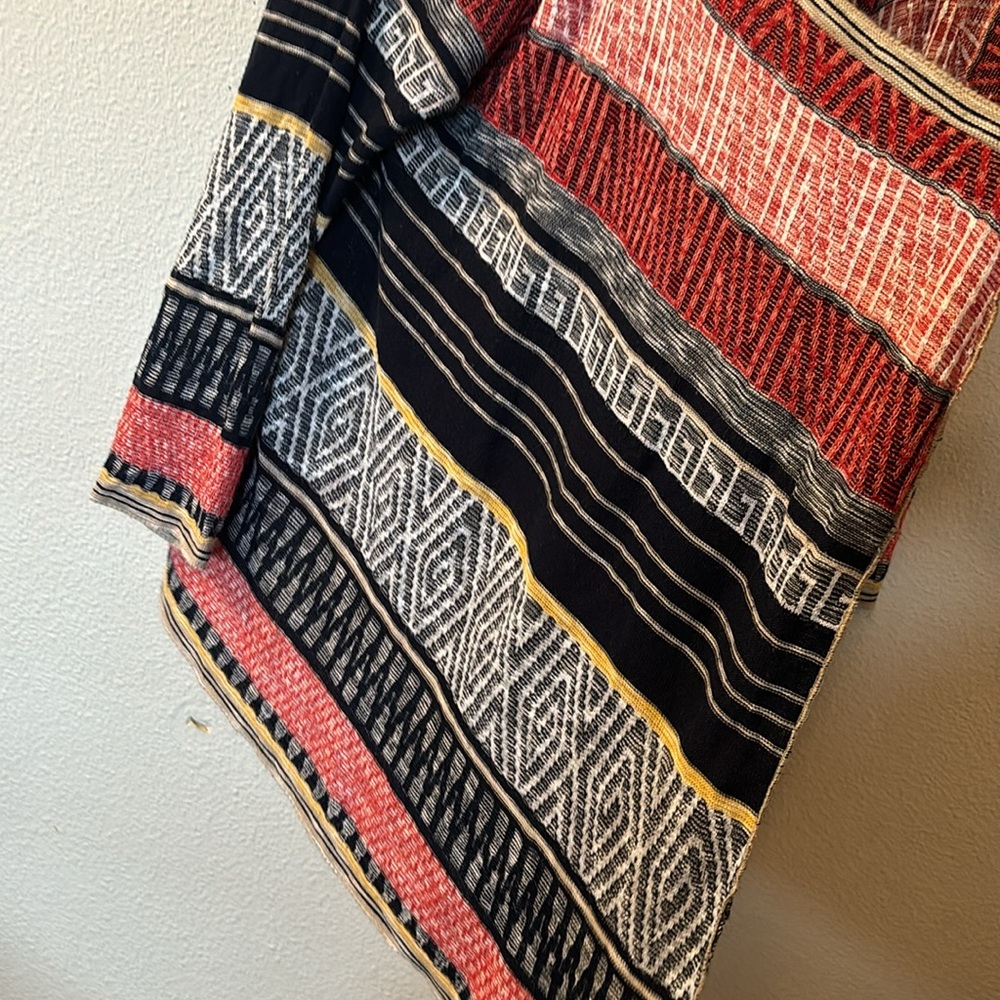 Christopher And Banks Multi Pattern Waterfall Car… - image 2